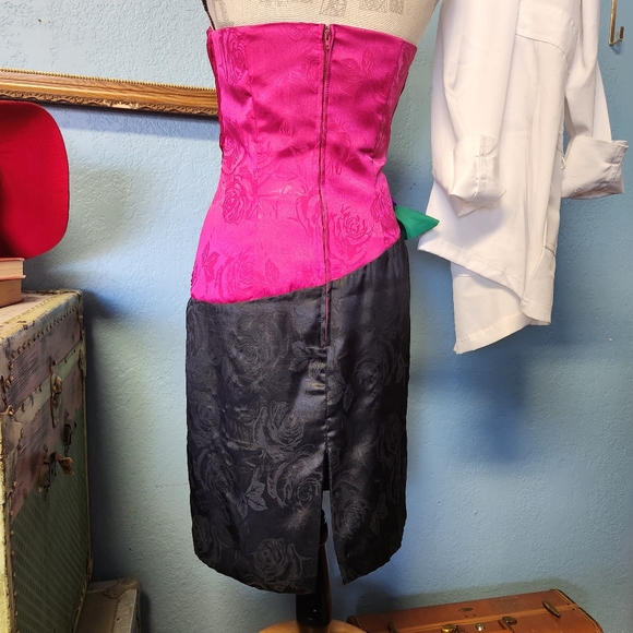 Pantagis 80s Formal Barbiecore Dress - Picture 6 of 8